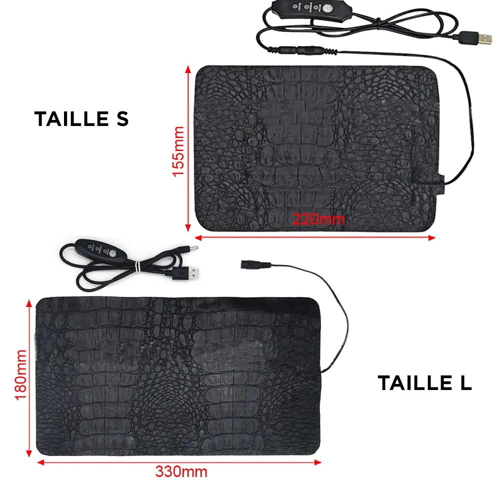 tapis chauffant etanche terrarium anti rayure usb 2