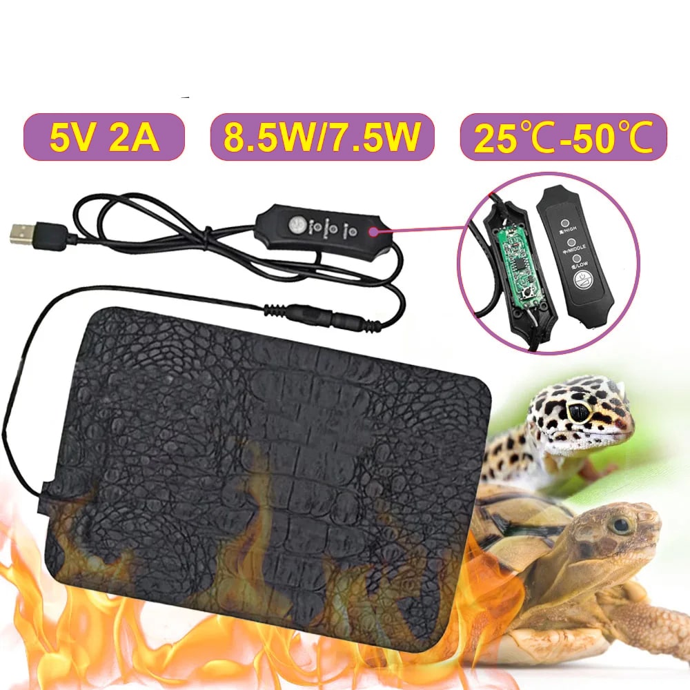 tapis chauffant etanche terrarium anti rayure usb 3