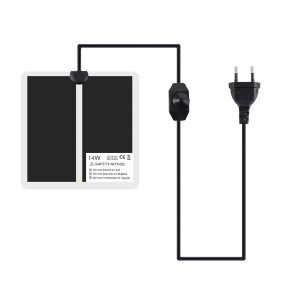 tapis chauffant terrarium avec thermostat 14w 45x45cm