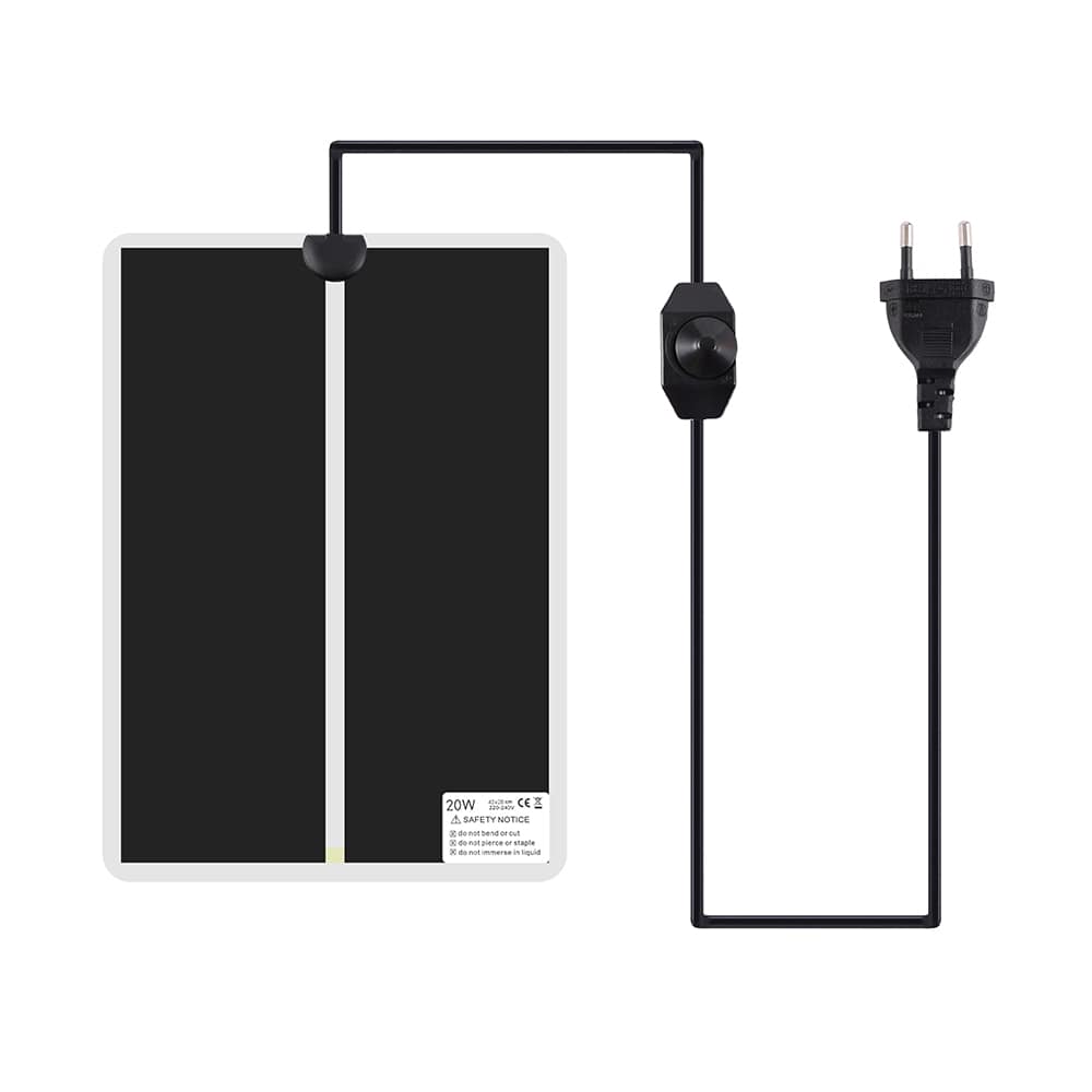 tapis chauffant terrarium avec thermostat 20w 50cm