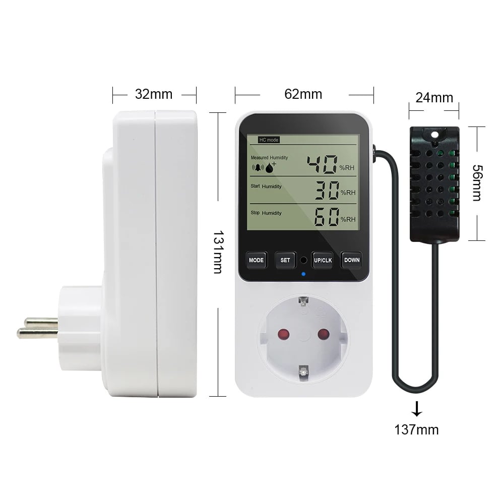thermostat hygrostat terrarium 4 modes controles 1