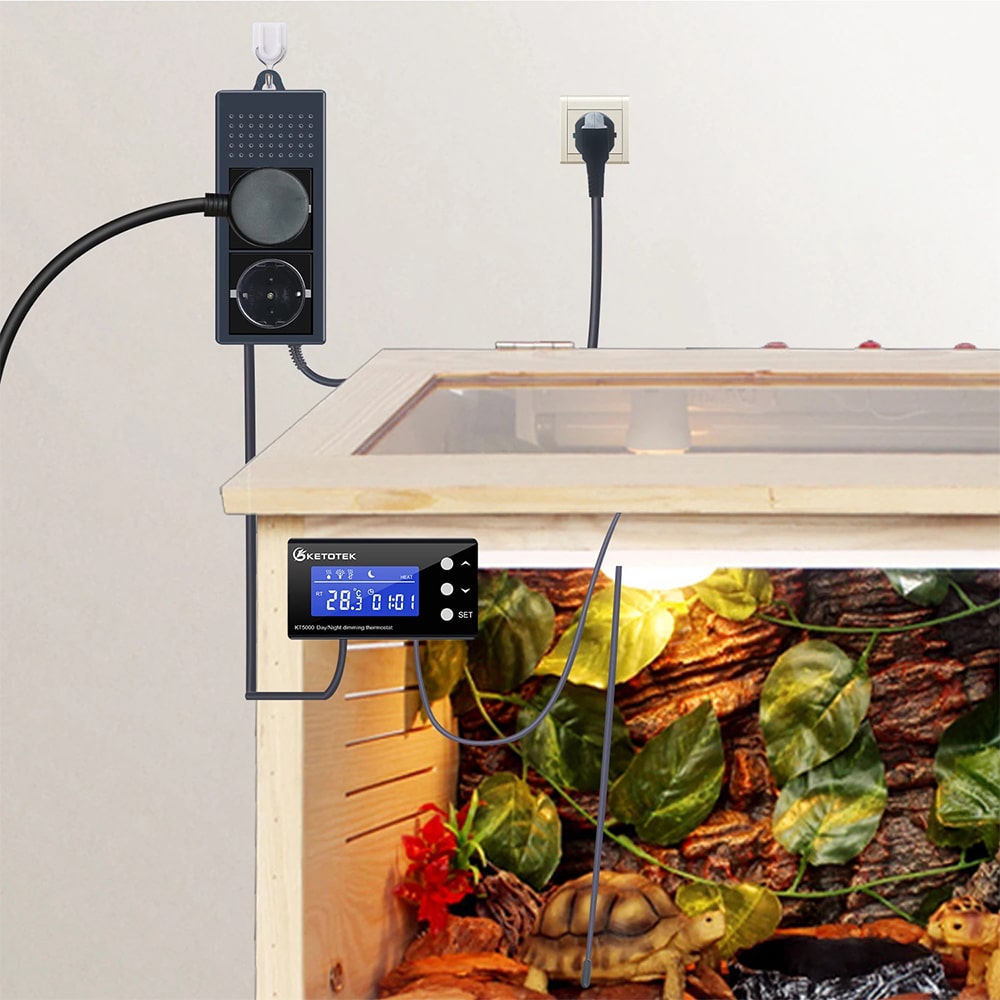 thermostat jour nuit dimmer terrarium ketoek 1