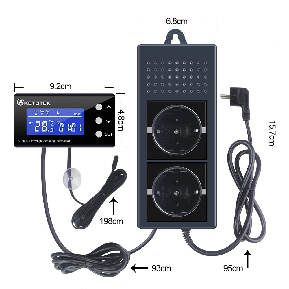 thermostat jour nuit dimmer terrarium ketoek 4