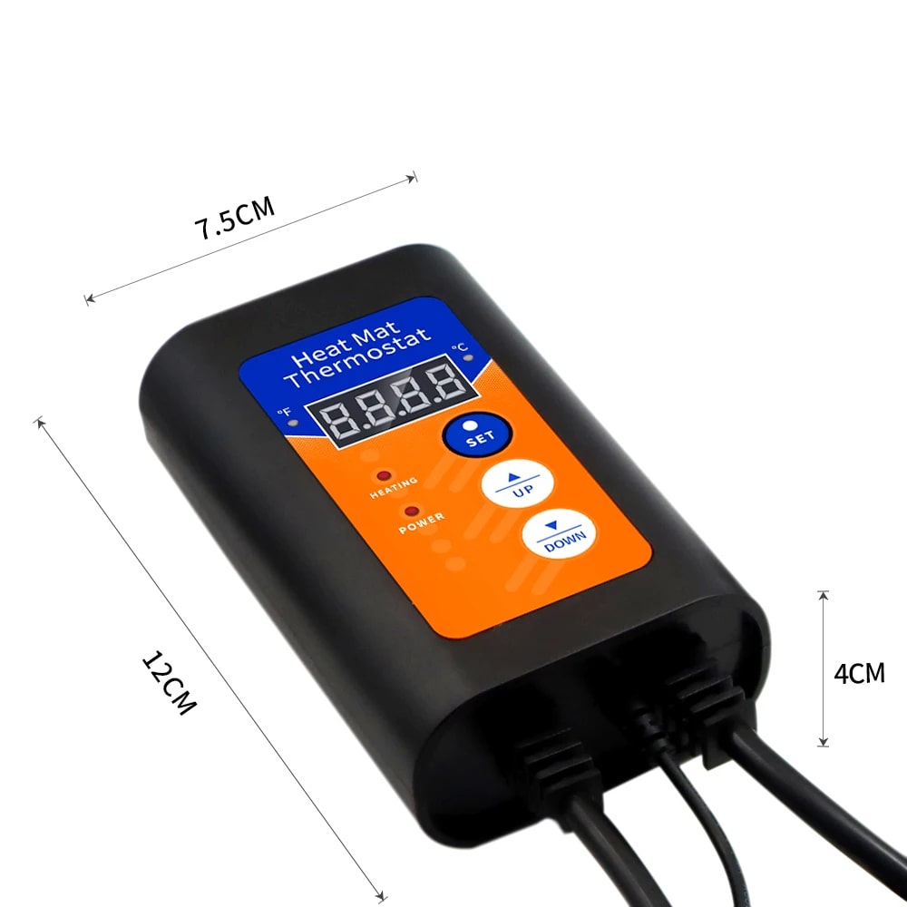 thermostat terrarium controle temperature tapis chauffant 2