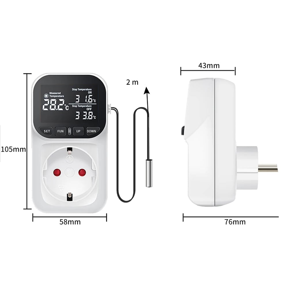thermostat terrarium intelligent regulation de temperature 4