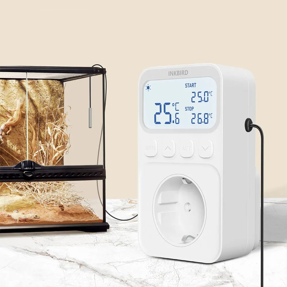 thermostat terrarium maison digital dimmer sonde 2