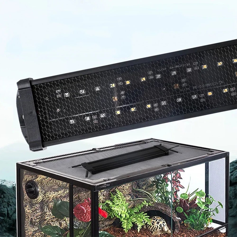 lampe chauffante spectre led complet uva uvb 10 0 20 0 terrarium 4