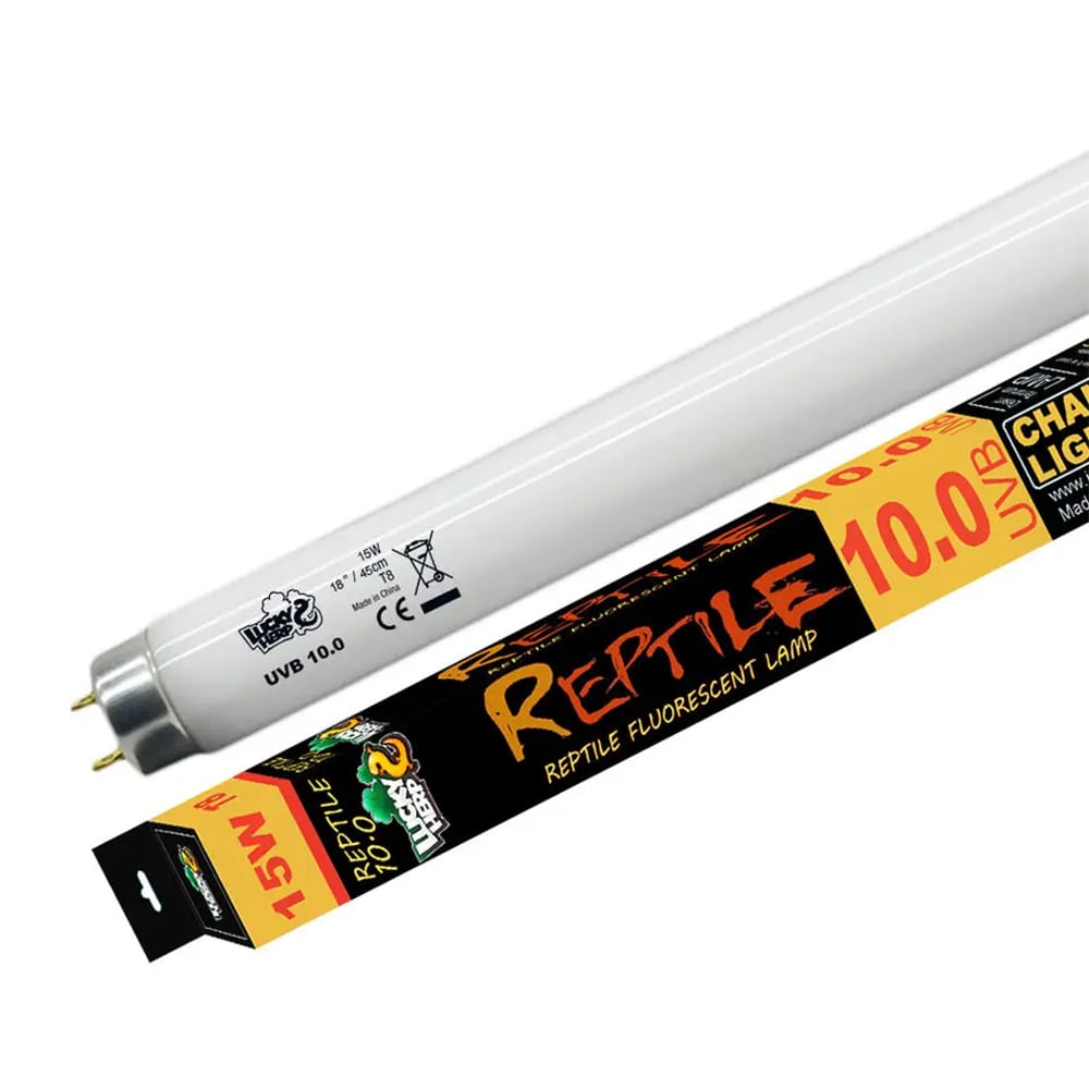 lampe chauffante tube terrarium desert pour reptile uvb10 15w 1