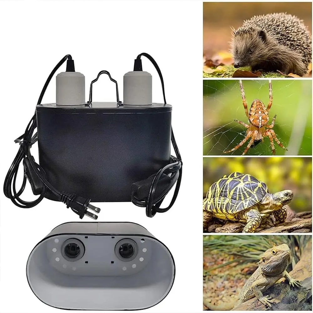 support double lampe terrarium abat jour chaleur profonde ceramique 1