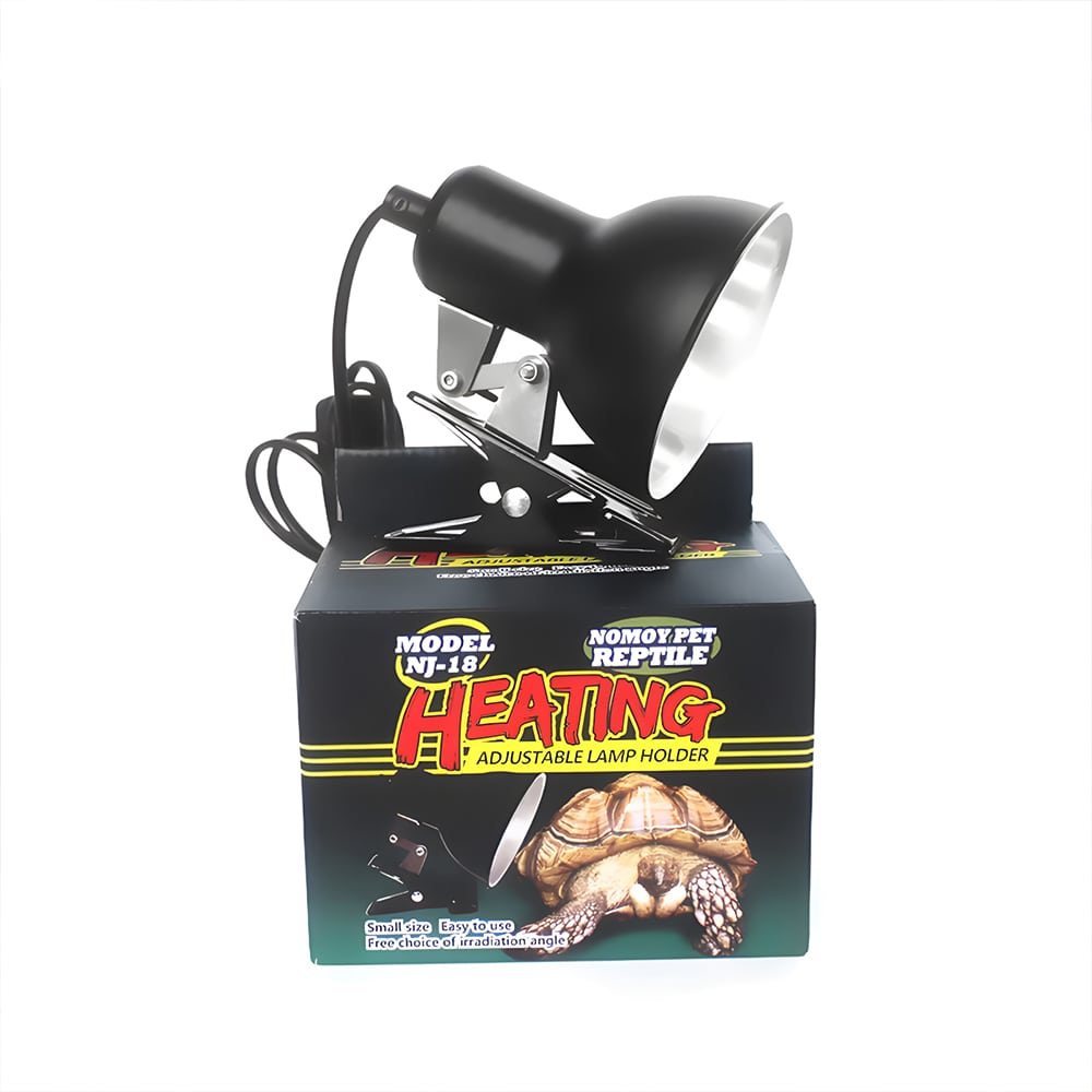 support lampe uv terrarium avec pince ceramique 1