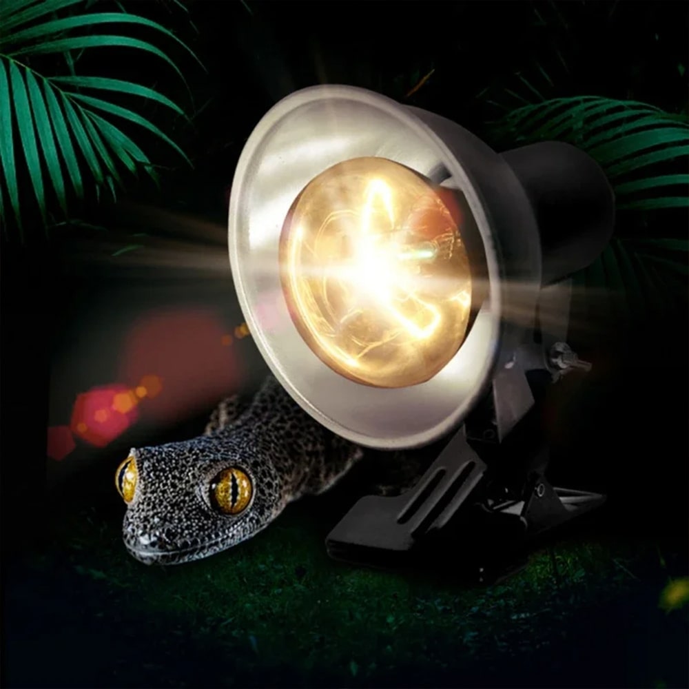 support lampe uv terrarium avec pince ceramique 2