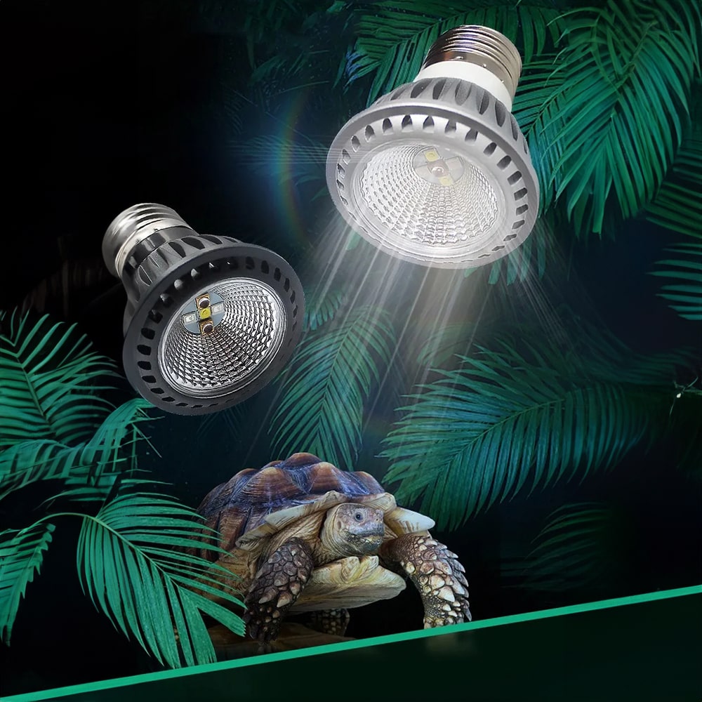 terrarium lampe uva uvb 5 10 spectre complet pogona tortue 1